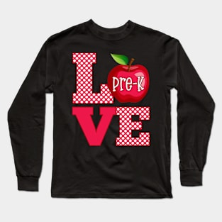 Love Pre K Long Sleeve T-Shirt